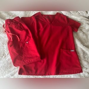 Womens Figs Scrub Set